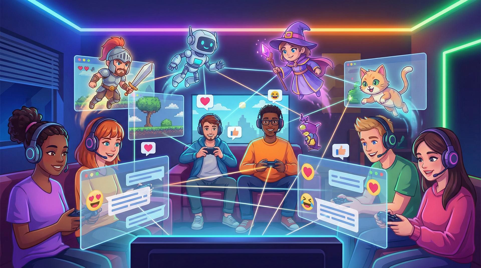 黄色仓库游戏视频社区互动